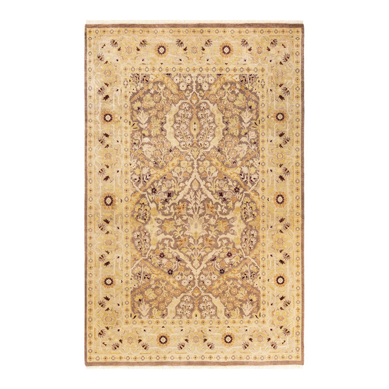 Honorin One-of-a-Kind 6' 1" X 9' 1" Hand Knotted Area Rug