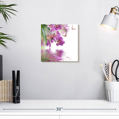 Orchidée Harnek et papillons