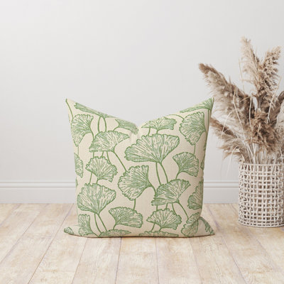 Coussin bleu et vert