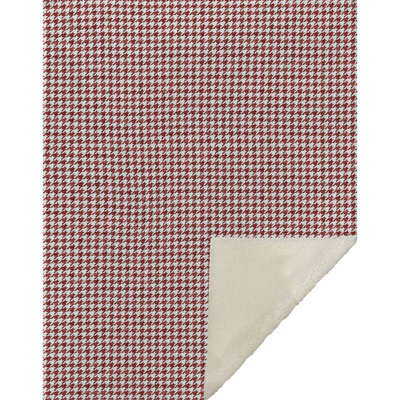 Couverture Sherpa rouge One Pixie Street 50 po x 70 po, rouge