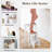 Pocklingt 3 - Step Solid Wood Lightweight Folding Step Stool