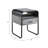 Durable Concrete End Table With Versatile Storage And Stylish Appeal