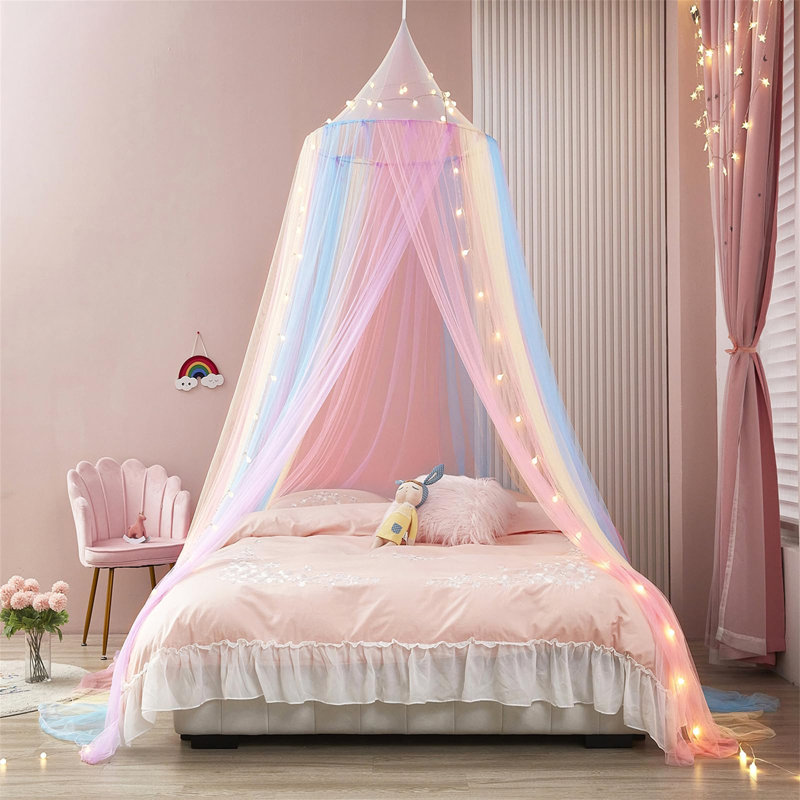 Morwenna Cotton Blend, Nylon Bed Canopy