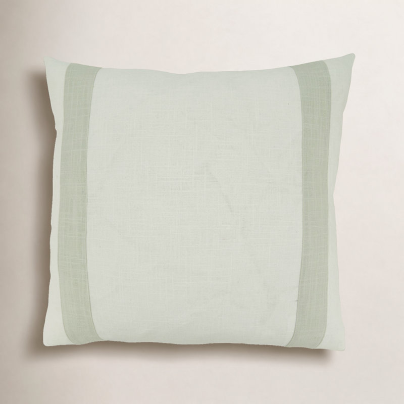 Annabelle Cotton Reversible Throw Pillow, Ivory, Polyester/Polyfill
