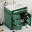 Meuble-lavabo de 30 po avec lavabo, un tiroir basculant, trois tiroirs, tablette de porte, porte à fermeture douce