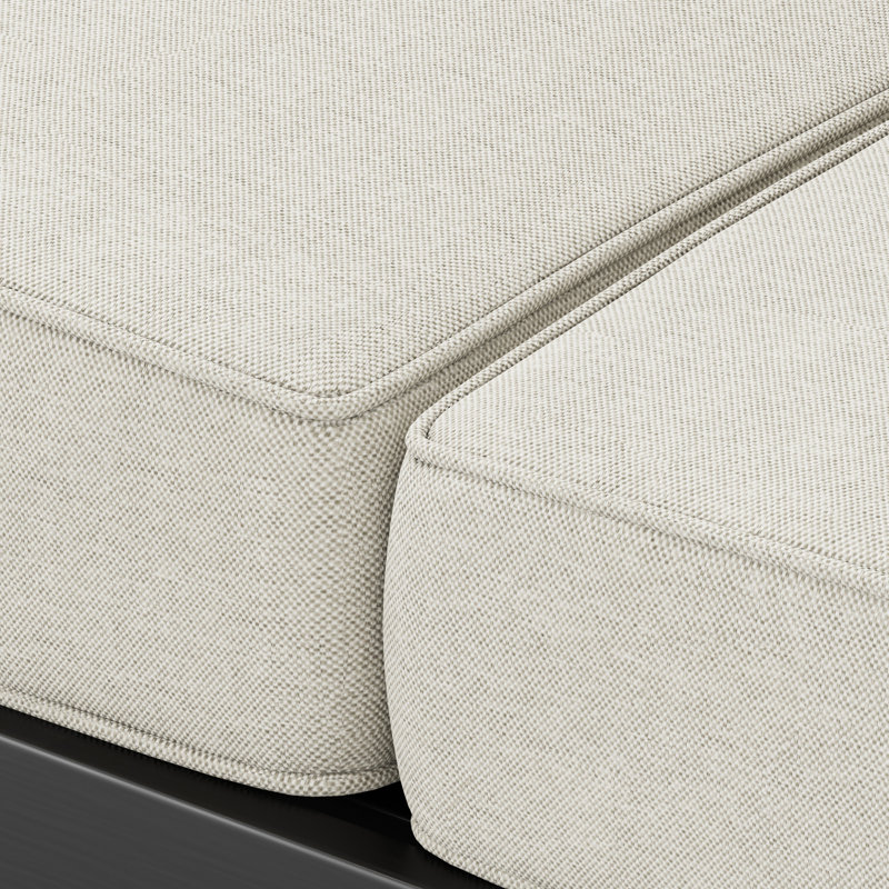 Causeuse d'extérieur moderne avec coussin