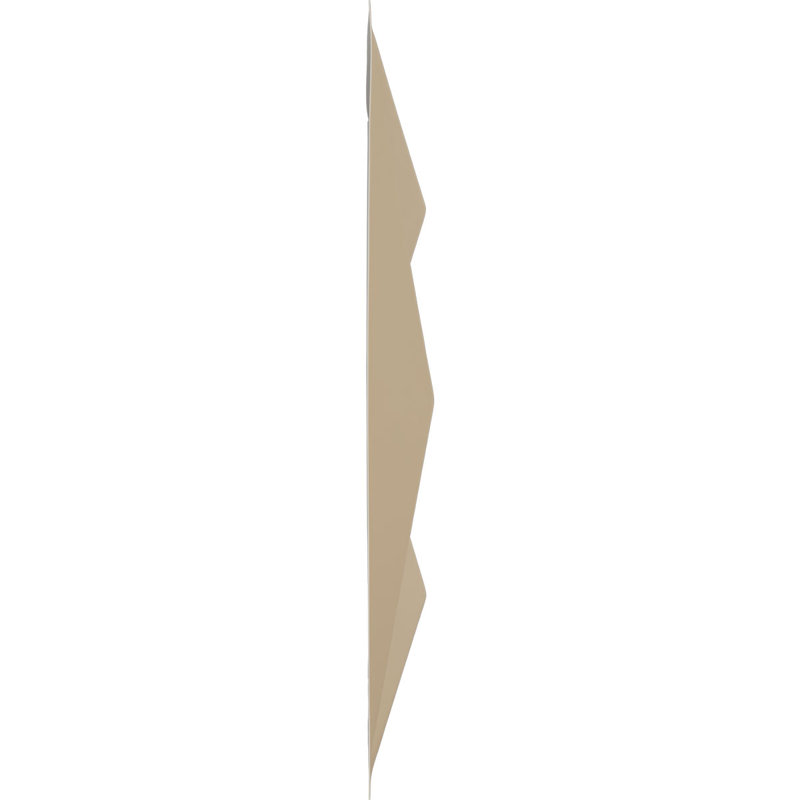 Panneau mural décoratif 3D EnduraWall Kent, Beige fumé satiné UltraCover, 11,8 po x 11,8 po