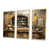 Toile naturelle avec cadre flottant