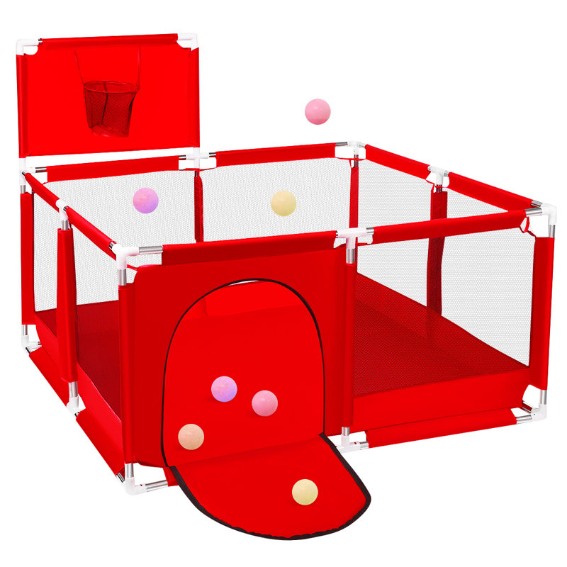 Barrière de sécurité pour bébé, Rouge