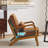 Lemley Solid Wood Upholstered Armchairs -2104865636