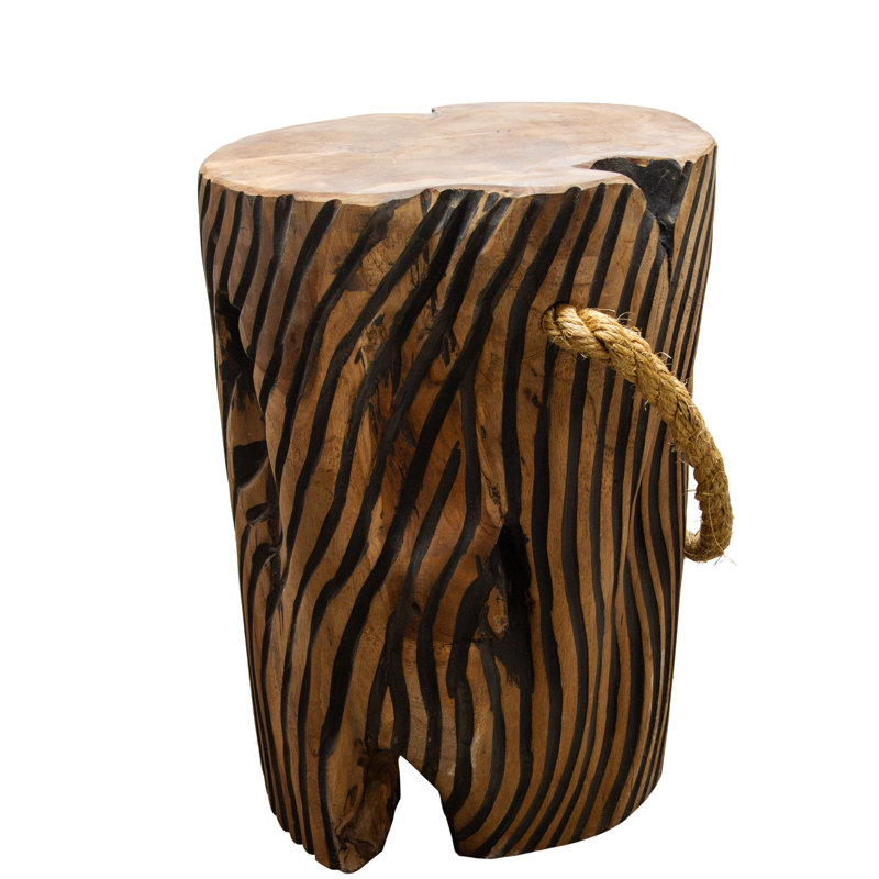 Dey Solid Wood Accent Stool