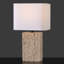 Lampe de table Henry Travertine