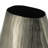 9.5X5.5X12" Aluminum Layered Chisel Oval Vase
