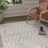 Kateshia Moroccan HYPE Boho Vintage Diamond Cream/Gray Rug-1387109876