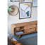 Armoire multimédia solide avec portes - design minimaliste minimaliste de 59,1 x 15,2 x 19,7 po et pour salon 59,1 x 15,2 x 19,7 po