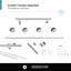 Porte de douche coulissante simple sans cadre l 48,25 po x H 74,25 po-83967780