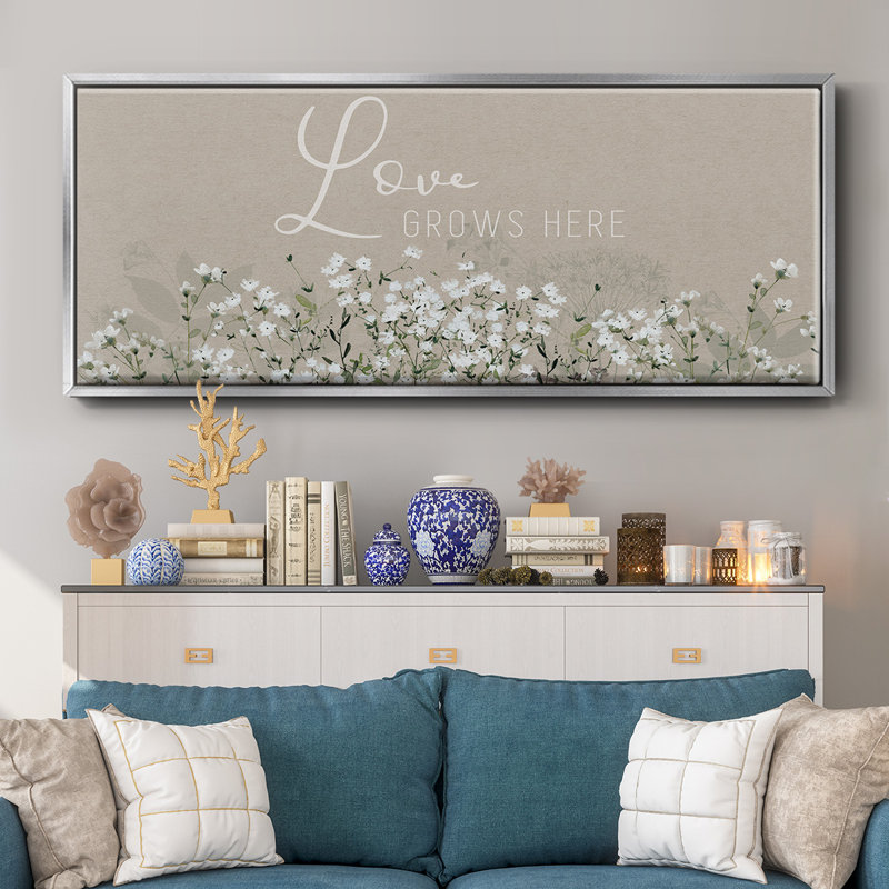 Bouquet of Love - Toile encadrée, H 24 po x l 60 po