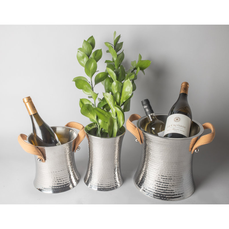 Conradina Stainless Steel Table Vase