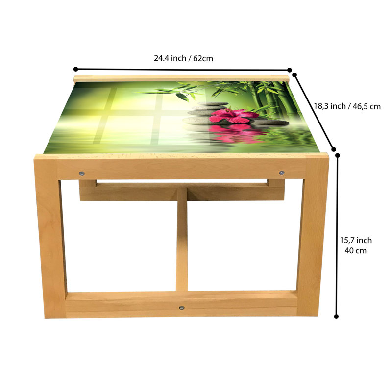 Jaimata Sled Coffee Table, 40cm H x 46.5cm W x 62cm D