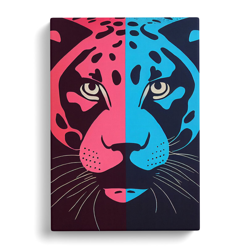 Panther Conceptual - Wrapped Canvas, 76cm H x 50cm W x 3cm D