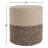 Jaipur Living Micco Ombre Cream/ Brown Cylinder Pouf-1477581187
