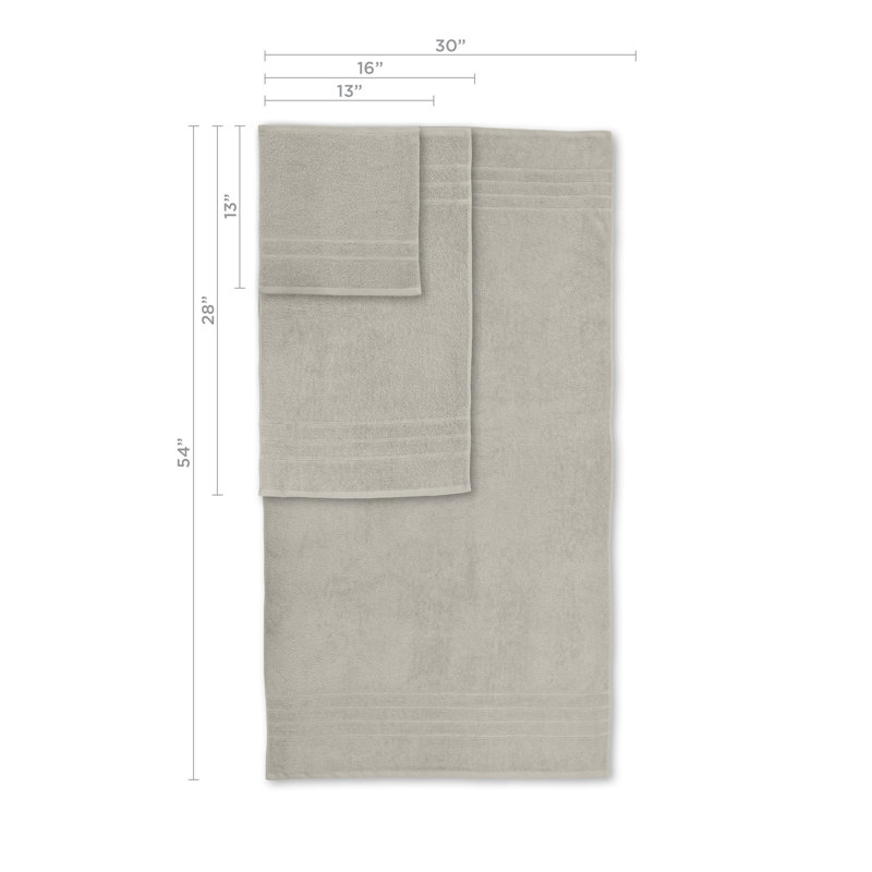 Martex Ultimate Solid 6 Piece New Sand Towel Set, New Sand