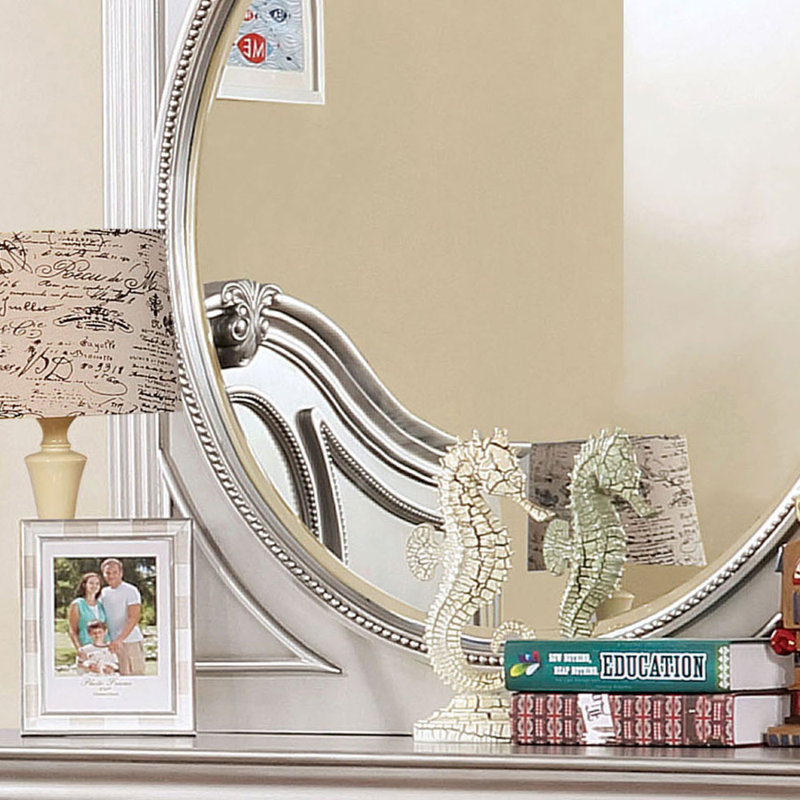 Lorain Wood Flat Mirror
