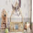 Full Wooden Frame Material House-Shaped Floor Bed Frame With Fence, Guardrails-1105265658-1105265659