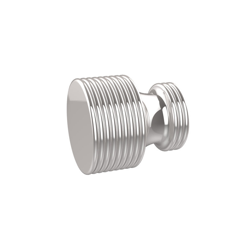 Poignée cylindrique de 1 po de diamètre Morosini, Chrome poli