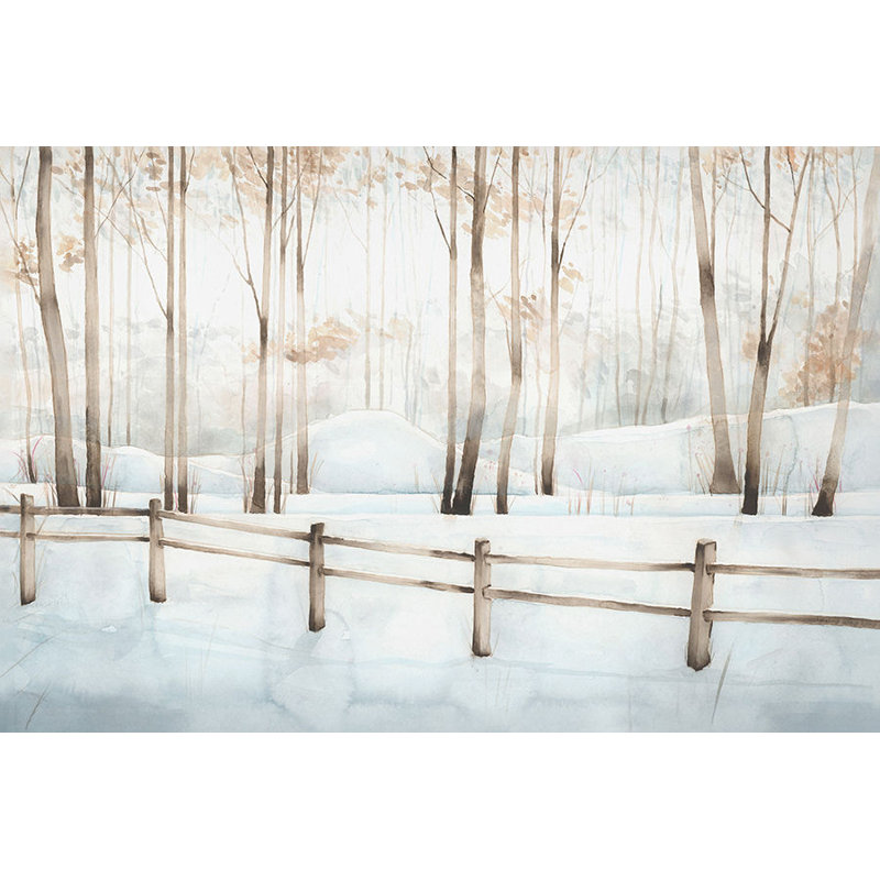 «Cold, Cold Day I» par D'Alessandro Léon - Peinture encadrée, art mural, Image au gel brossé