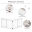 Barrière pour animaux autoportante