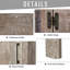 Armoire d'entrée, armoire de plancher de salle de bain, armoire de rangement avec tiroir et tablette réglable