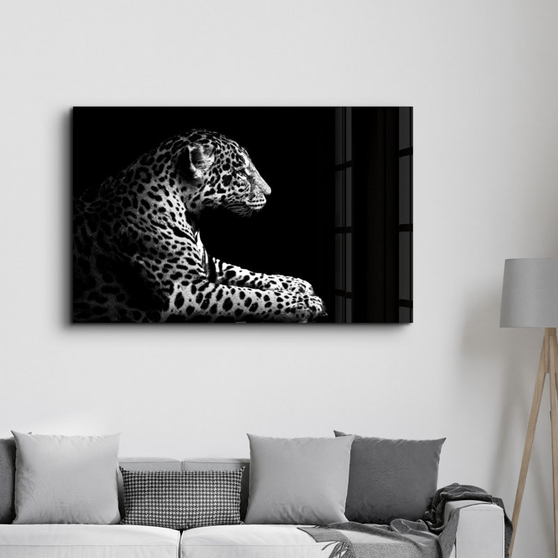 Élégante peinture murale en verre trempé de 13,8 po x 21,7 po | 100% verre trempé, épaisseur: 0,16 pouce | Imprimé UV pour des couleurs éclatantes | Parfait pour la décoration intérieure, le salon et les espaces de bureau