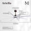 Ariella - Ventilateur de plafond à huit pales - DEL intégrée-103363387-103363391