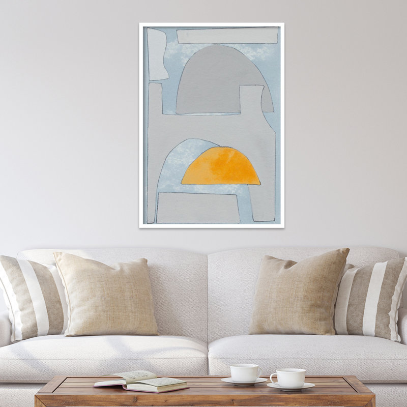 Elements Of The Chateau VI by Rob Delamater, White, 41" H x 29" W x 1" D