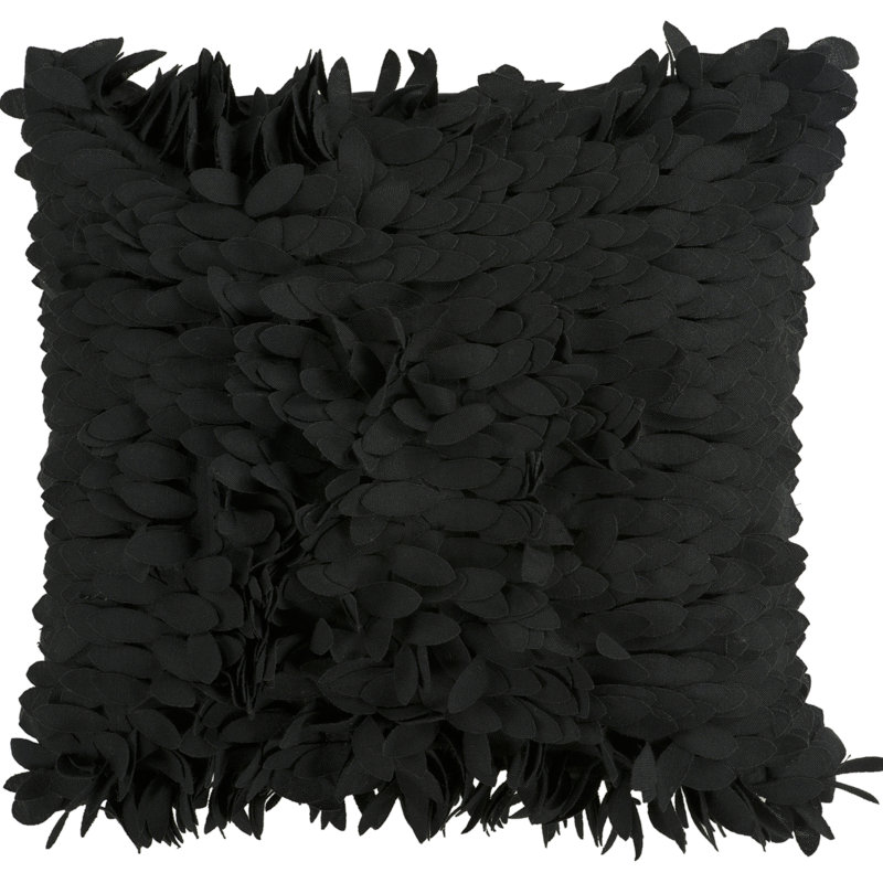Claire Square Off-White Wool Throw Pillow
