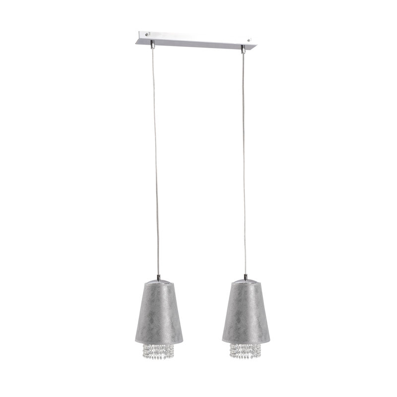 Purcell 2 - Light Cone Pendant, Silver, Silver