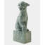 Sculpture Foo Dog - Gauche - Bleu H 20 po x l 6 po x P 11 po-134112850