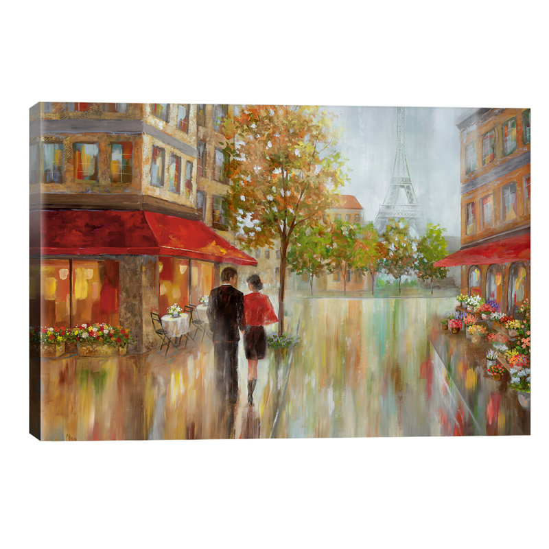 Romantic Promenade II by Nan - Wrapped Canvas Print, 20.32 cm H x 30.48 cm W