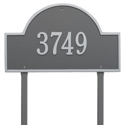1-Line Lawn Address sign