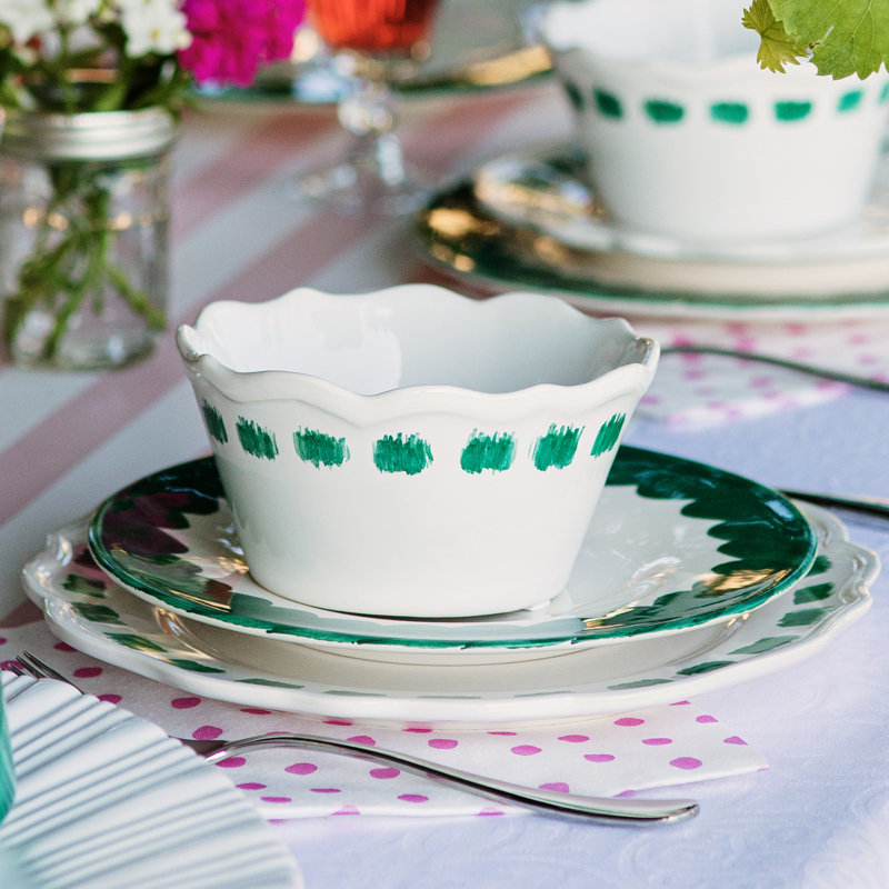 Lisbon Ceramic Salad/Dessert Plate