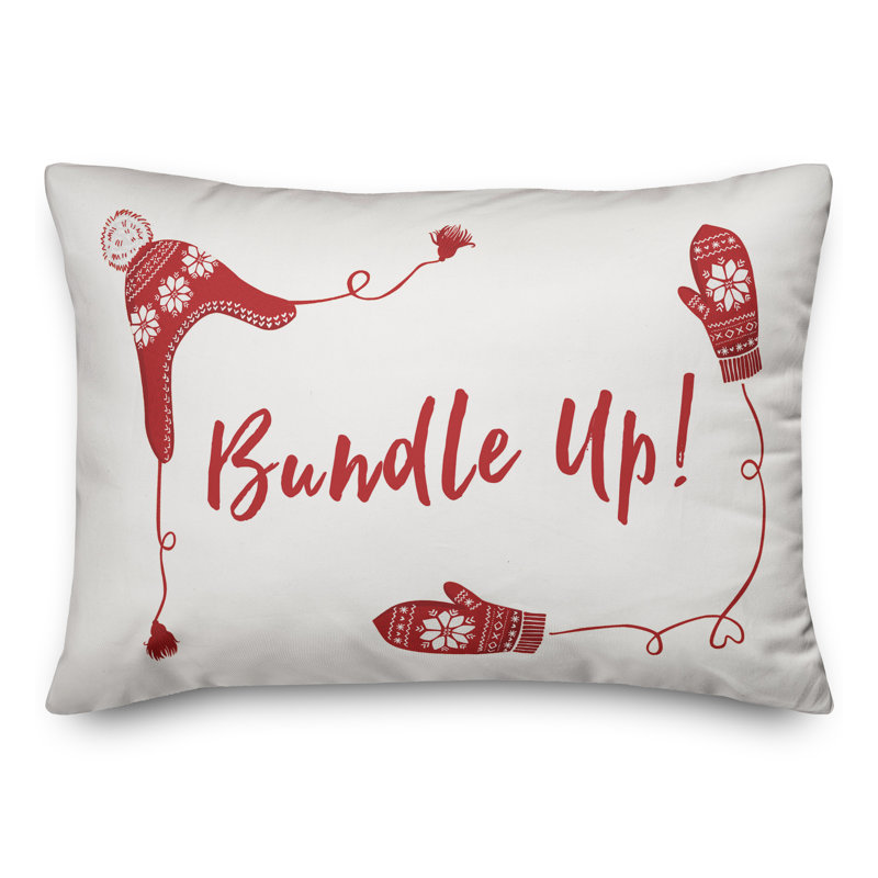  Housse de coussin Bundle Up, Polyester/ Bourre en polyester