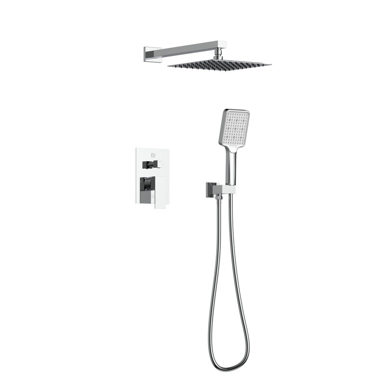 Petar Pressure-Balanced All-In-One Kit with Rough in-Valve, Chrome
