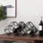 BLACK IRON WINE RACK