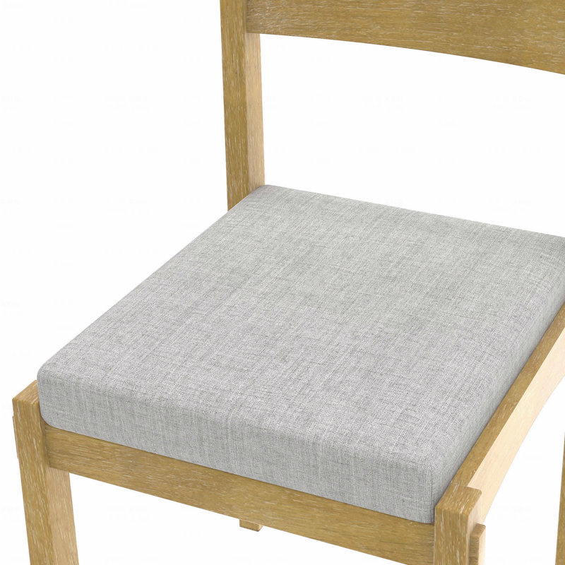 Ensemble de table à manger 7 pièces pour 6 personnes, ensemble de table à manger en bois pour 6 personnes avec chaises rembourrées pour la cuisine et la salle à manger