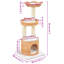 Quezada 94cm H Cat Tree