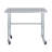 Stainless Steel Open Base Work Table with Wheels-1686596925