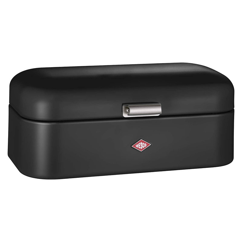 Grandy Bread Bin, Black Matt