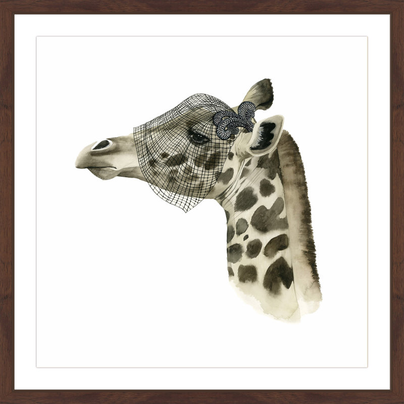 «Downton Animals II», reproduction d'art encadrée, H 18 po x l 18 po x P 1,5 po