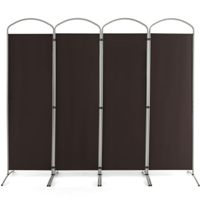 Anayiah 221 cm W x 188 cm H Iron Folding Room Divider